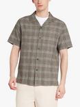 Farah Yute Short Sleeve Linen Blend Shirt, True Khaki