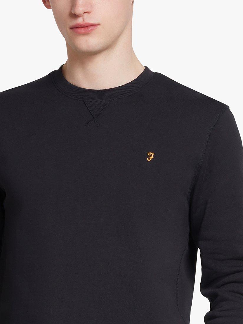 Black farah sweatshirt best sale