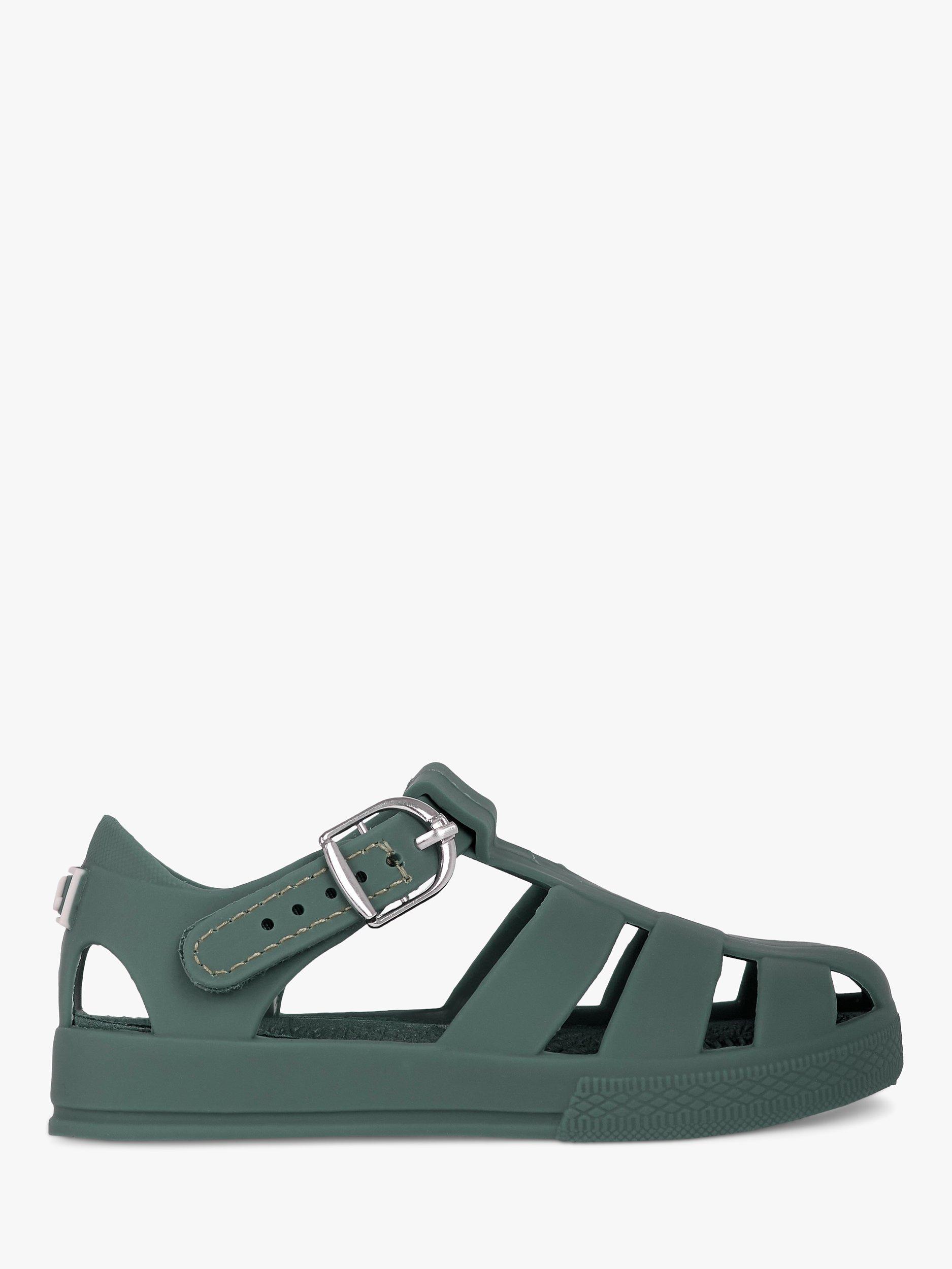 JoJo Maman Bébé Kids' Jelly Buckle Sandals, Khaki