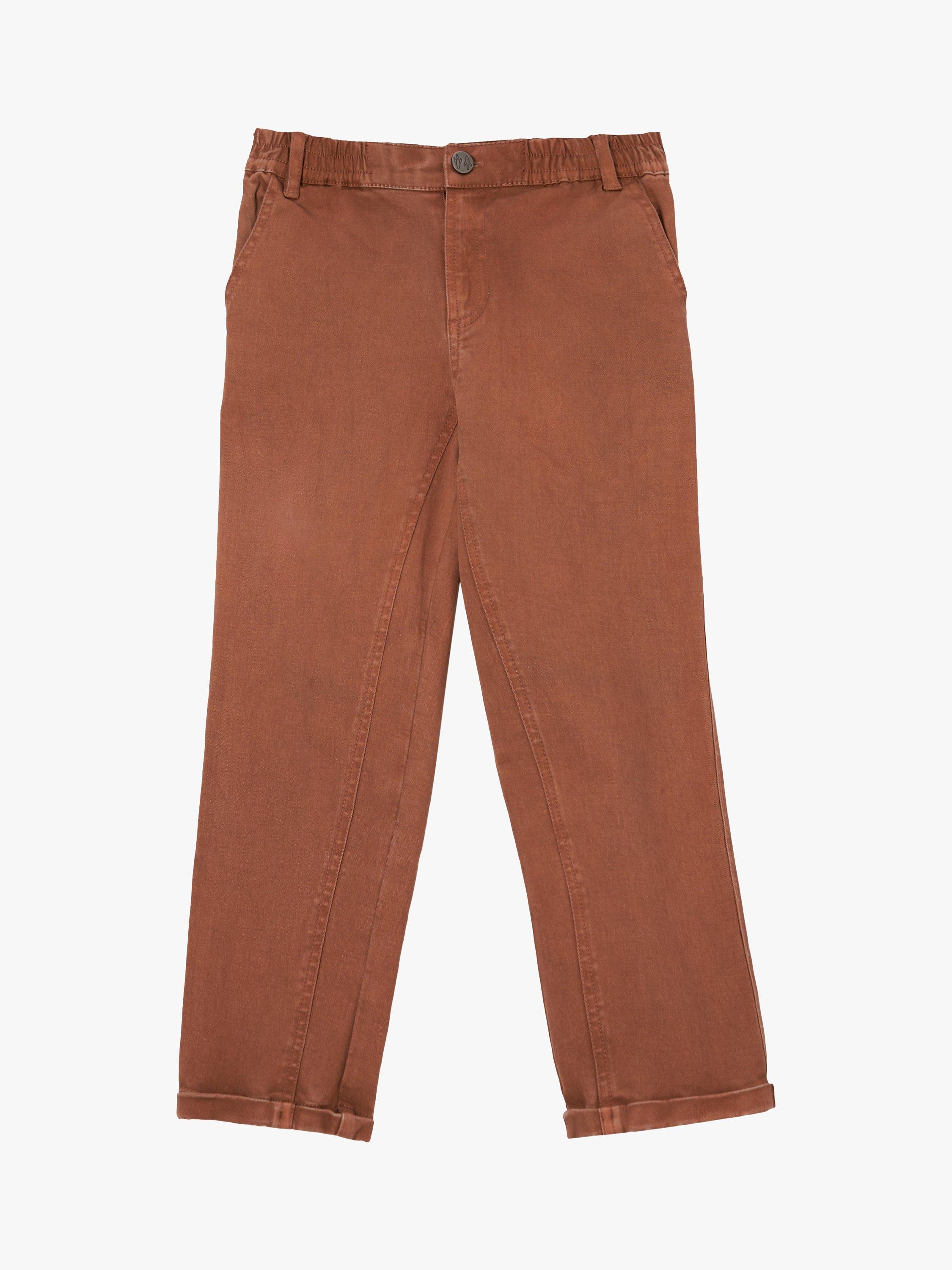 Product image 4 of 6, which shows Angel & Rocket Kids' Smart Washed Chinos, Tan, 3 years