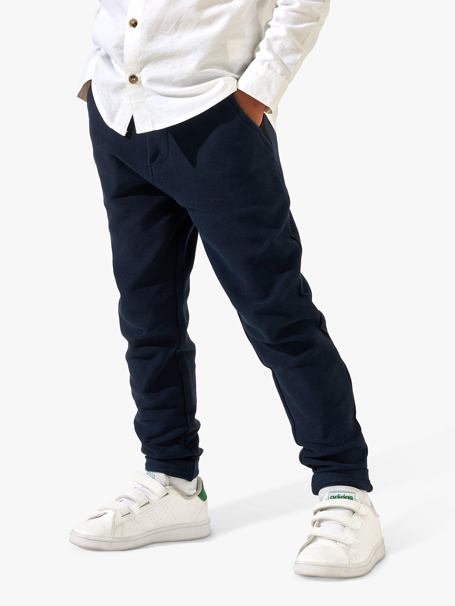 Angel & Rocket Kids' Smart Jersey Joggers, Navy