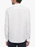 Original Penguin Long Sleeve Linen Shirt, White