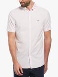 Original Penguin Short Sleeve Stretch Oxford Shirt, Pink