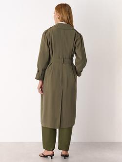 Whistles Riley Trench Coat - view 2, Khaki