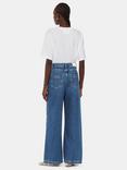 Whistles Wide Leg High Waist Jeans, Blue