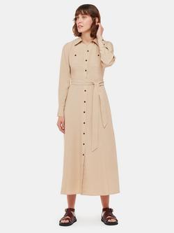 Whistles Petite Estella Midi Shirt, Neutral, Neutral