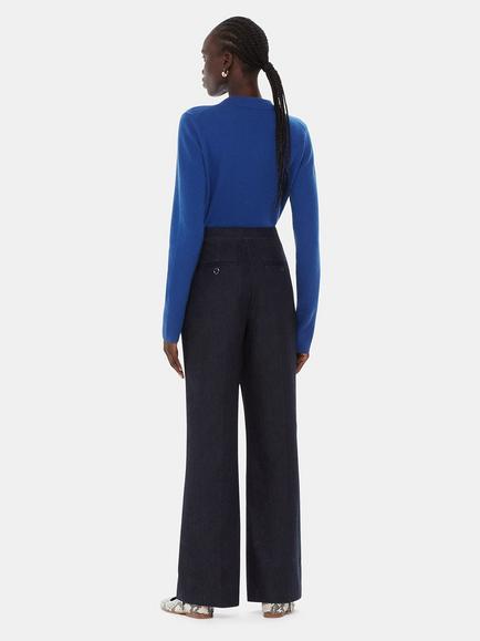 Whistles Joanna Denim Straight Jeans, Dark Denim - view 2, Dark Denim