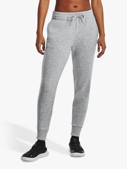 Under Armour Rival Ultra Soft Joggers, Heather/White, Heather/White