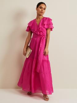 Phase Eight Petite Mabelle Maxi Dress, Fuchsia, Fuchsia