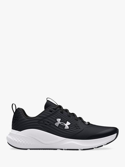 Under Armour Charged Men's Running Shoes, Black/White, Black / White
