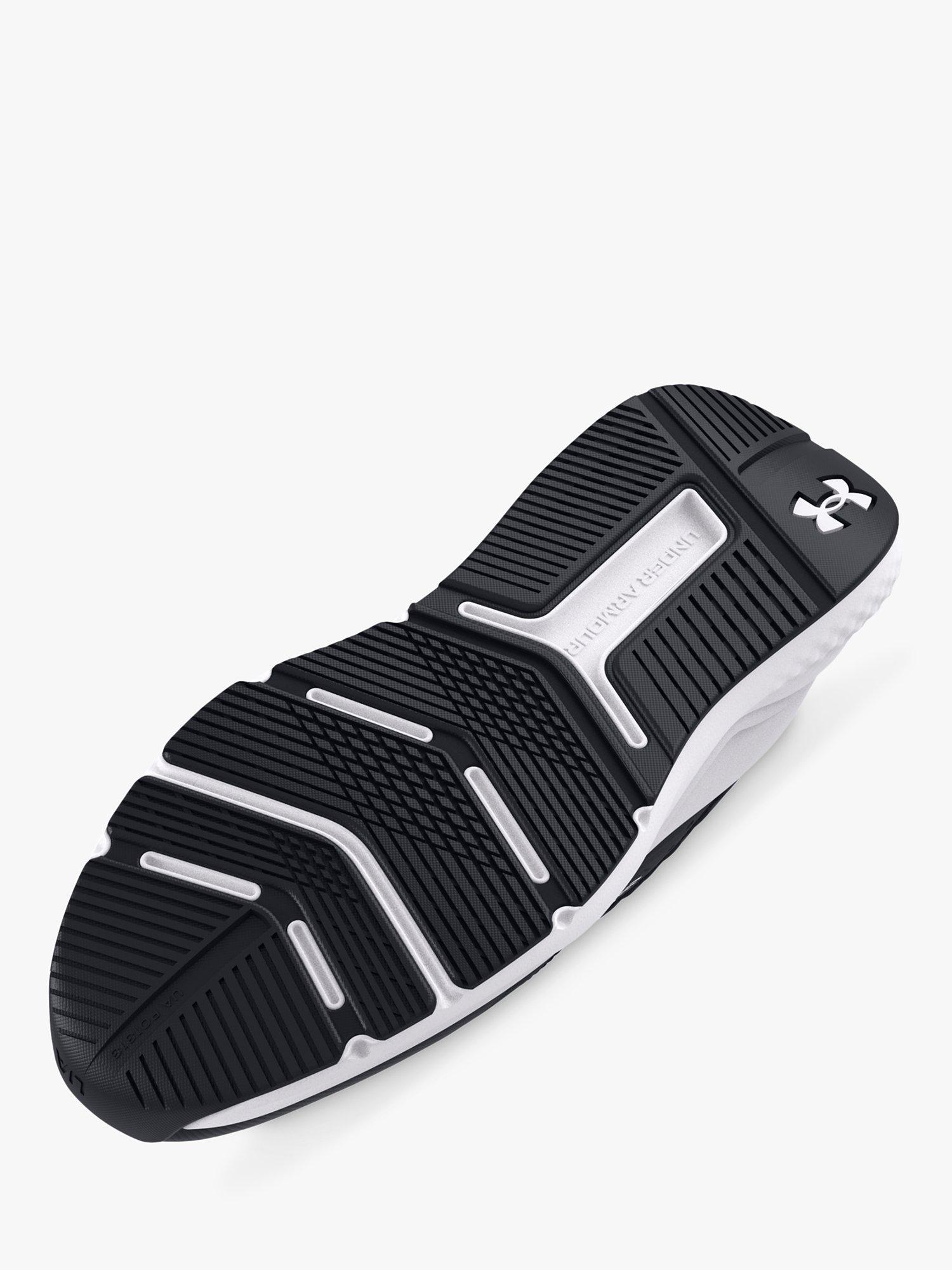 Product image 5 of 6, which shows Under Armour Charged Men's Running Shoes, Black/White, 9