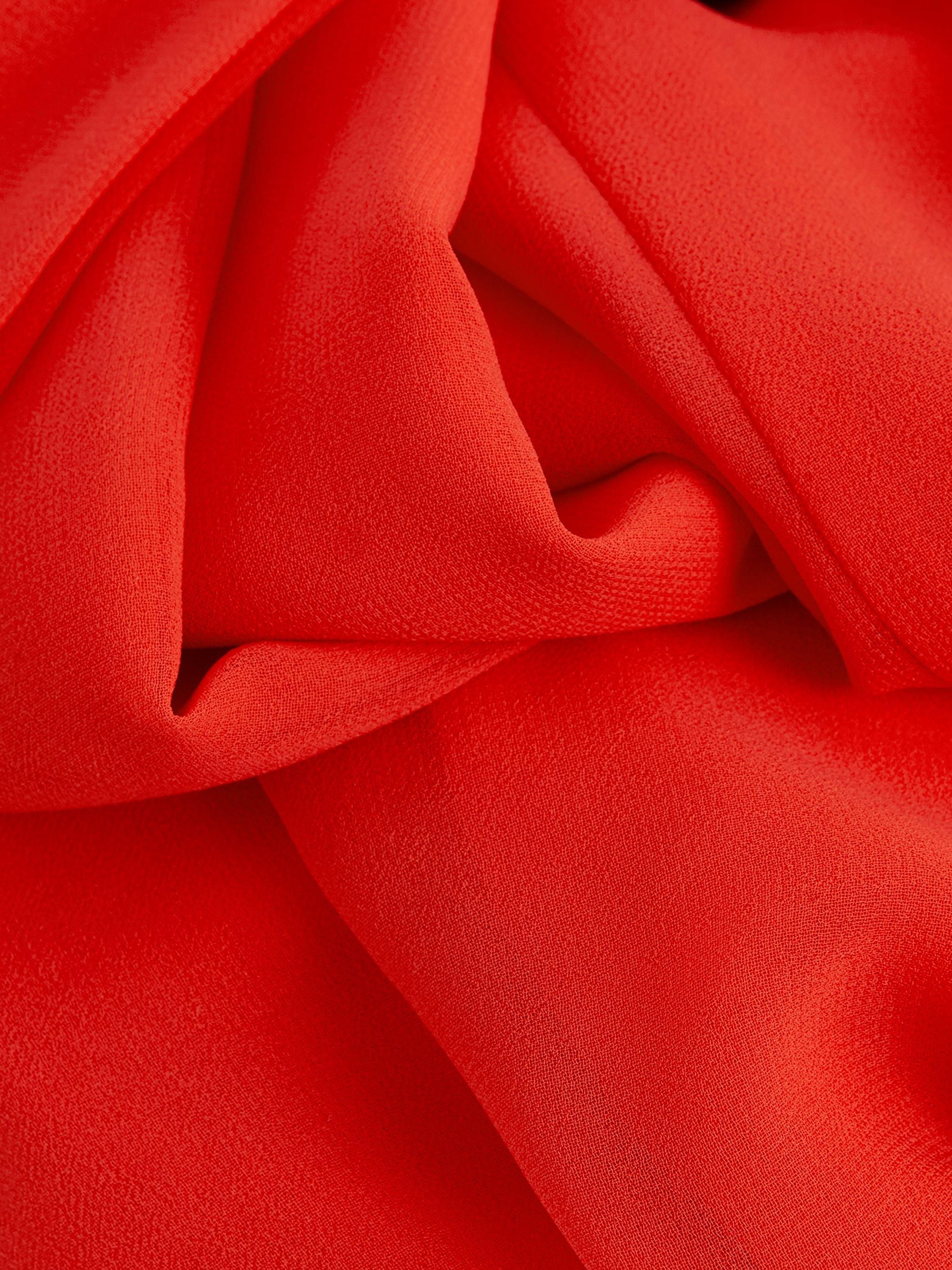 Product image 6 of 7, which shows Phase Eight Petite Kendall Wide Leg Jumpsuit, Orange, 20