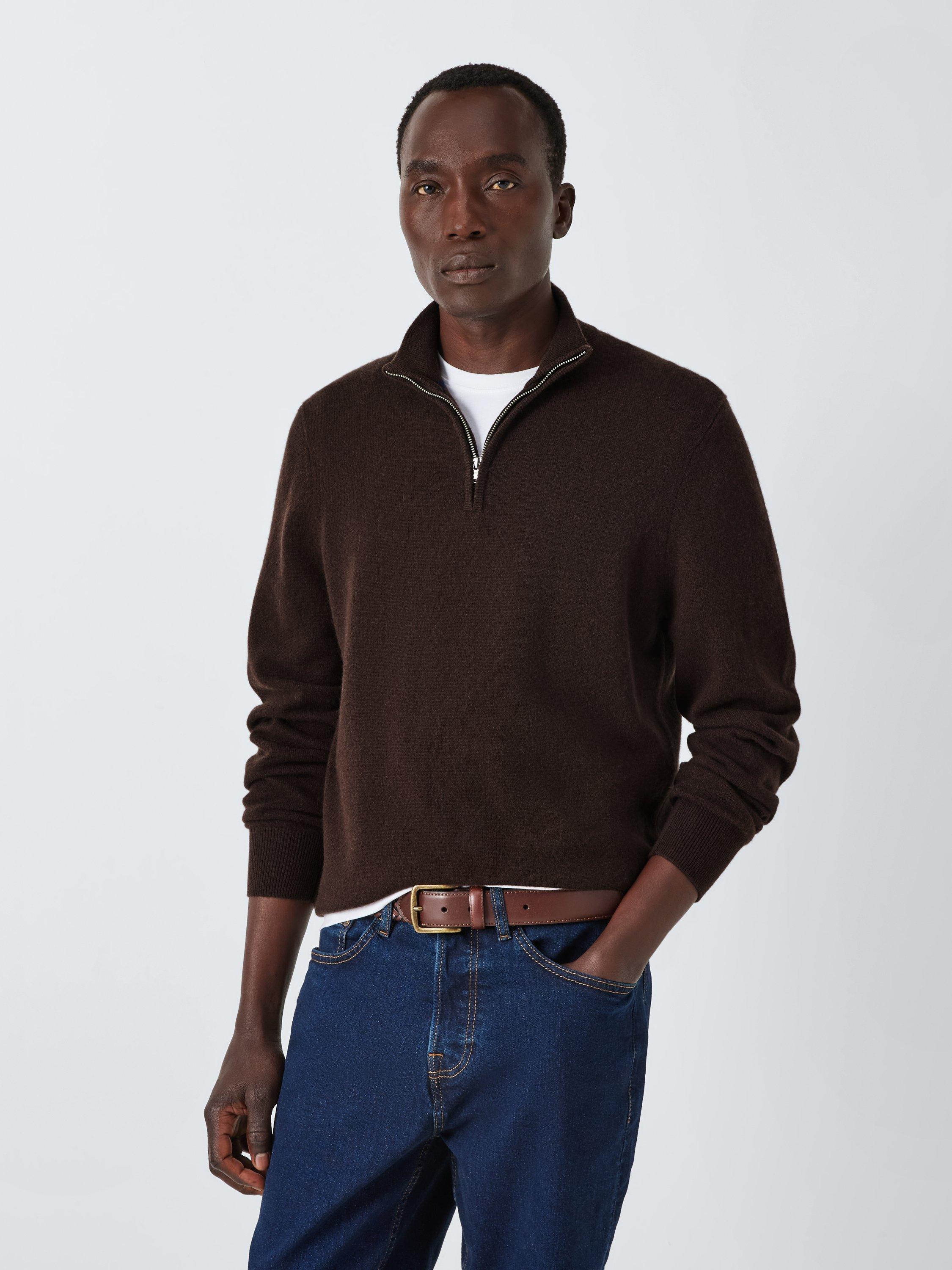 John lewis half zip jumper sale