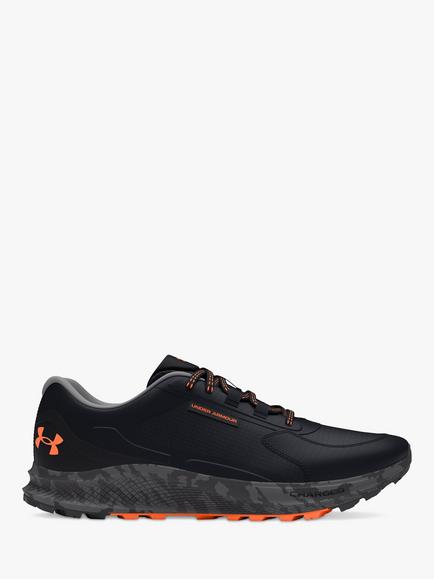 Under Armour Bandit Trail 3 Men's Running Shoes, Black / Orange Blast