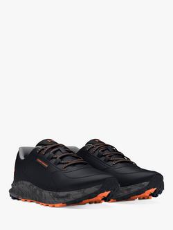 Under Armour Bandit Trail 3 Men's Running Shoes - view 2, Black / Orange Blast