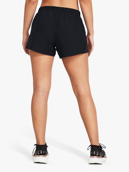 Under Armour Fly-By 3" Women's Running Shorts, Black/Reflective - view 2, Black/Reflective