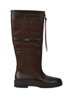 Dubarry Galway Leather Waterproof Knee High Boots, Mocha