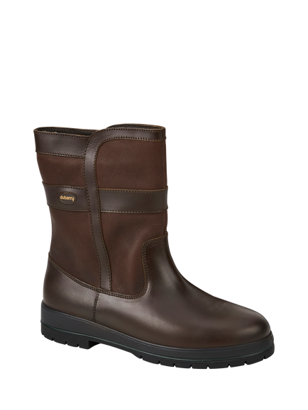 Dubarry Roscommon Leather Waterproof Ankle Boots, Mocha - view 2, Mocha