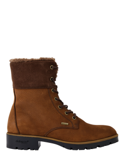 Dubarry Glengarriff Suede Lace Up Hiker Boots, Walnut, Walnut