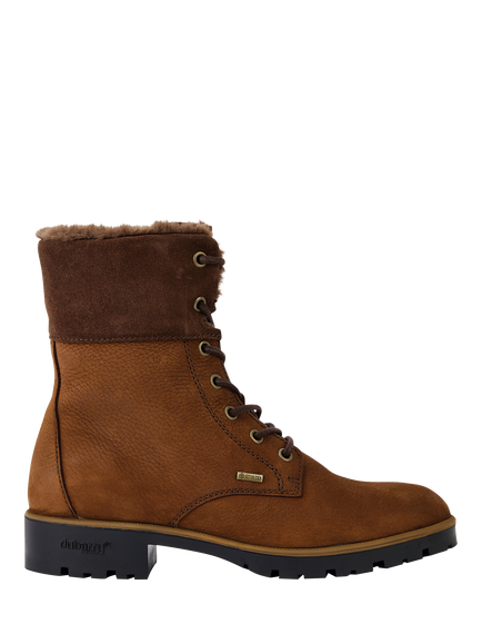 Dubarry Glengarriff Suede Lace Up Hiker Boots, Walnut, Walnut