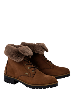 Dubarry Glengarriff Suede Lace Up Hiker Boots, Walnut - view 2, Walnut