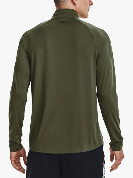 Under Armour Tech 1/2 Zip Training Top, Green/Black - view 2, Green/Black
