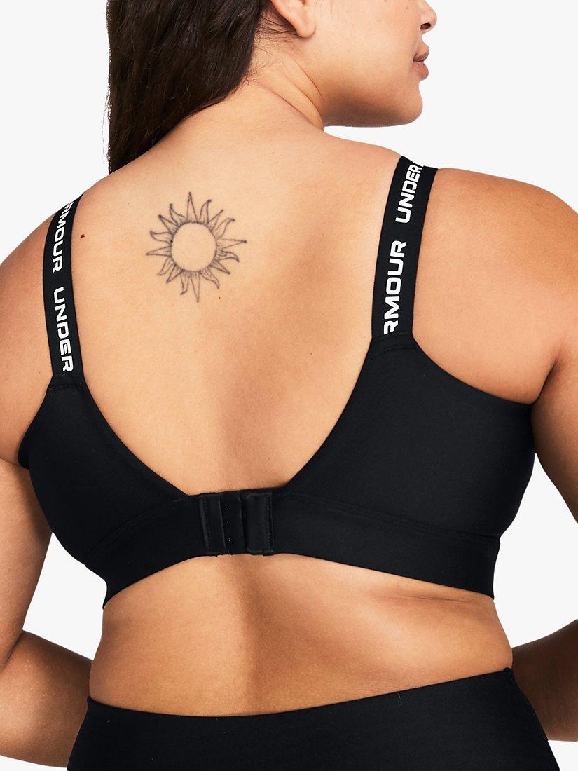Product image 6 of 8, which shows Under Armour Infinity 2.0 High Support Sports Bra, Black, XS