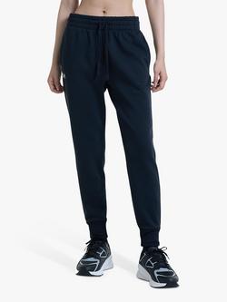 Under Armour Rival Fleece Joggers, Black / White