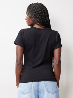 Albaray Fitted Ecovero T-Shirt - view 2, Black