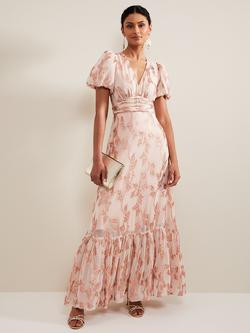 Phase Eight Genette Maxi Dress, Pale Pink, Pale Pink
