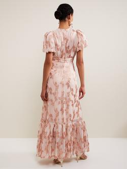 Phase Eight Genette Maxi Dress, Pale Pink - view 2, Pale Pink