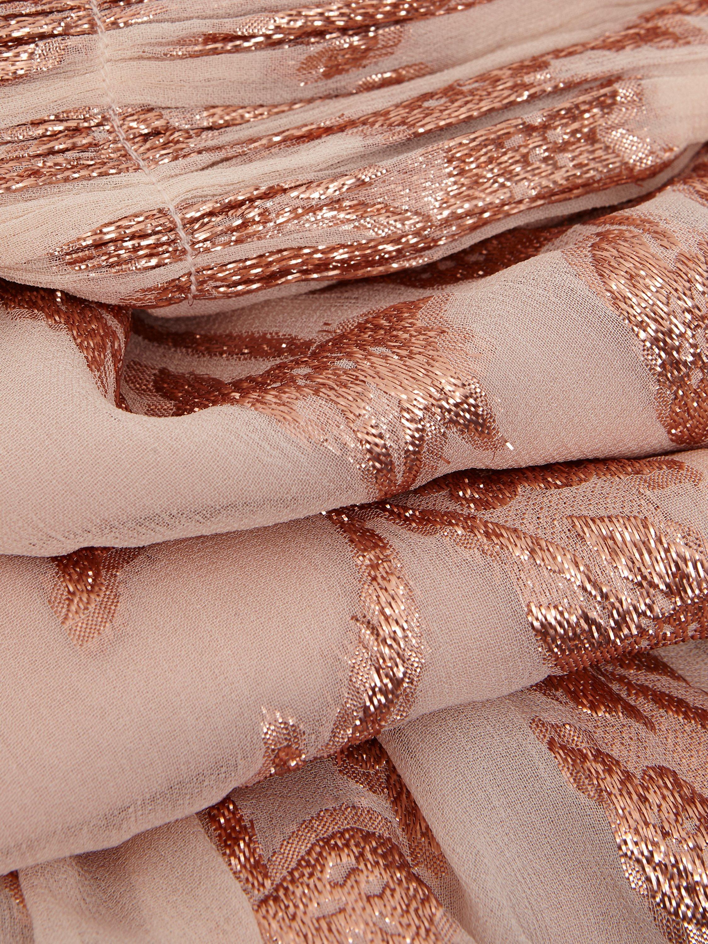 Product image 6 of 9, which shows Phase Eight Genette Maxi Dress, Pale Pink, 16