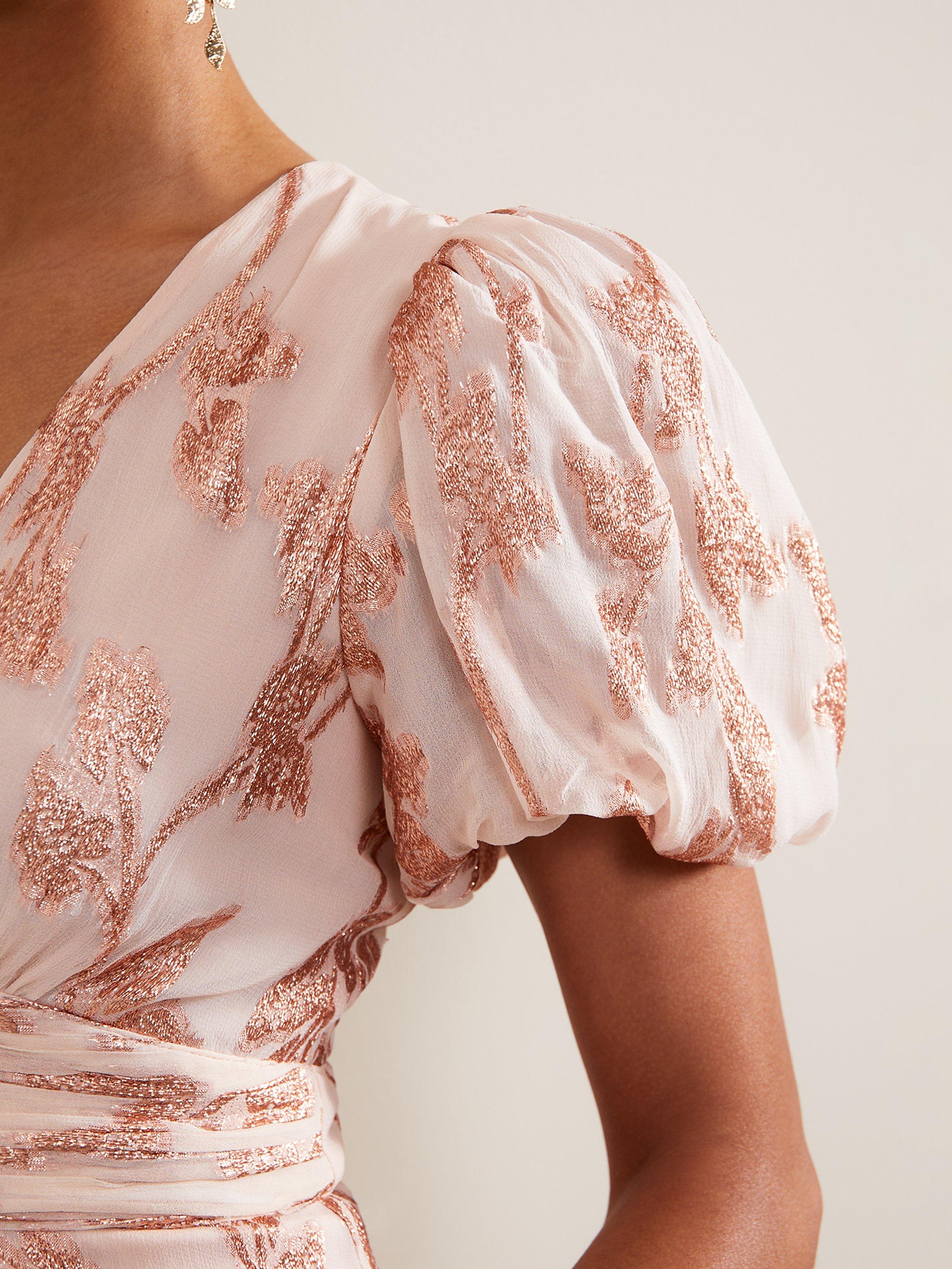 Phase Eight Genette Maxi Dress, Pale Pink