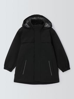 John Lewis Kids' School Micro Waterproof Jacket, Black