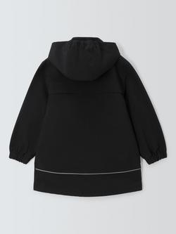 John Lewis Kids' School Micro Waterproof Jacket - view 2, Black