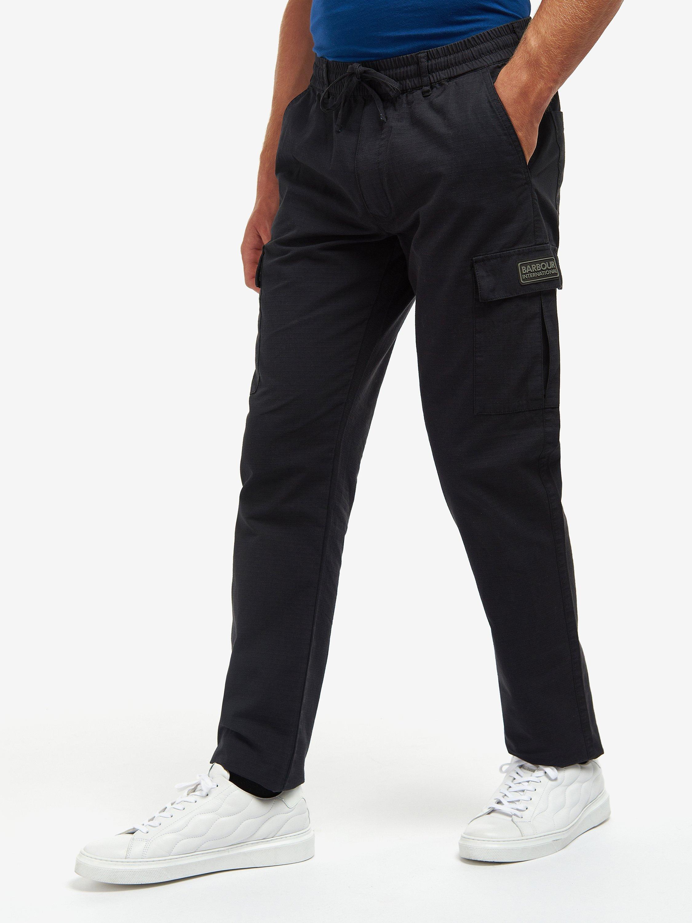 Barbour International Penton Cargo Trousers, Black
