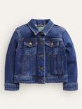 Mini Boden Kids' Everyday Denim Jacket, Mid Vintage