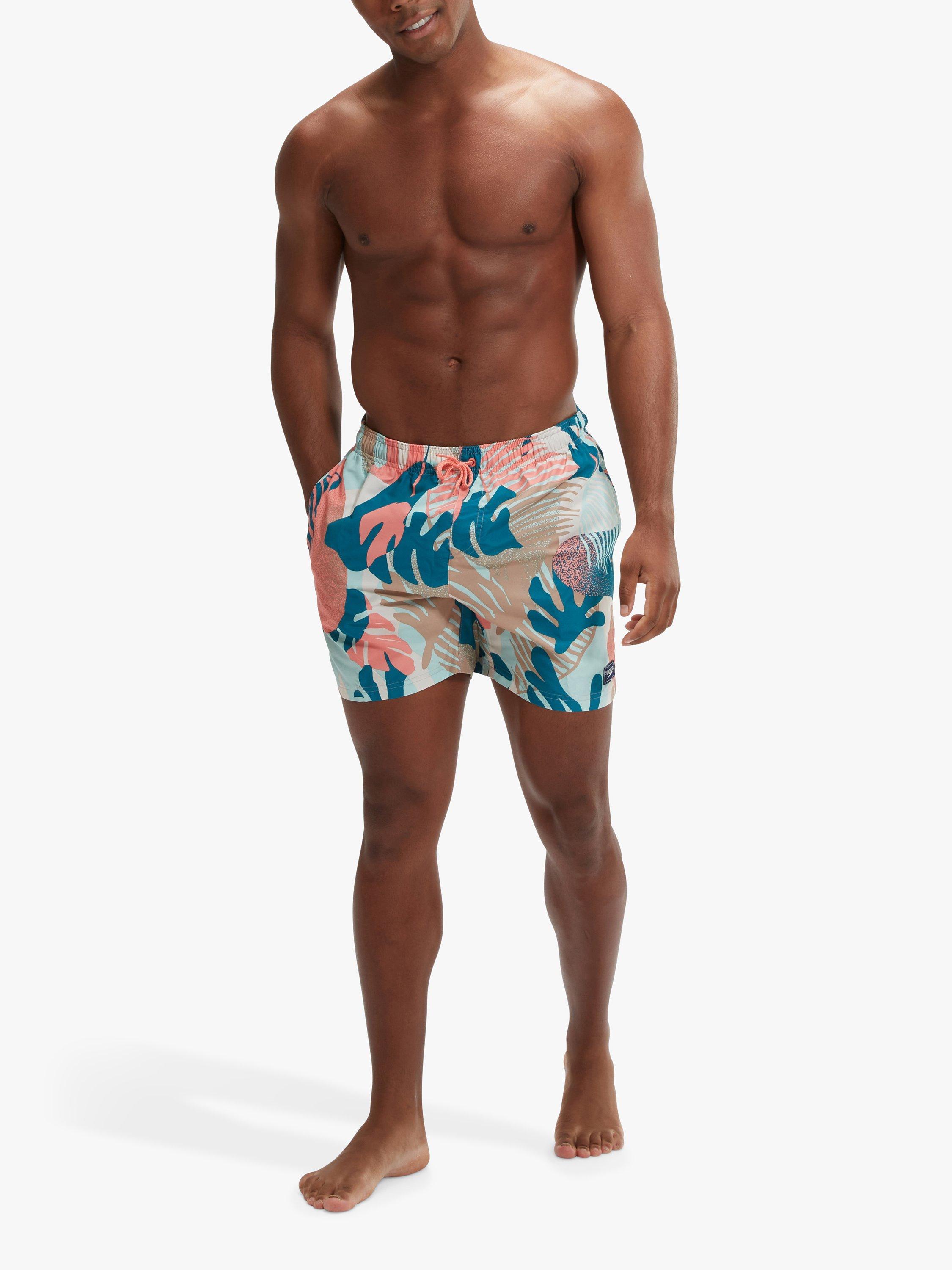 Speedo Men's Retro 13" Watershorts, Peacock/Blue
