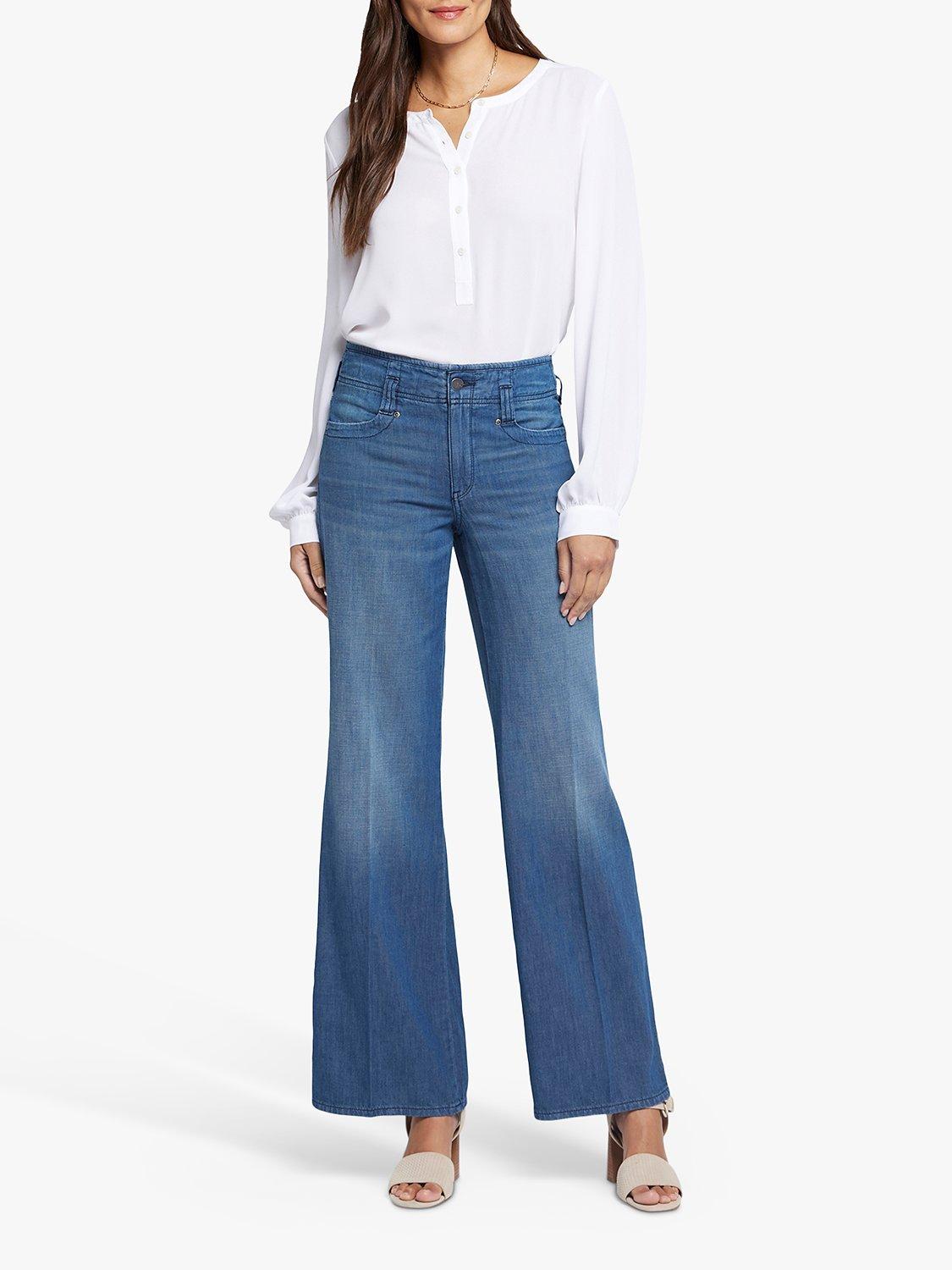 NYDJ Teresa Wide Leg Jeans, Mission Blue