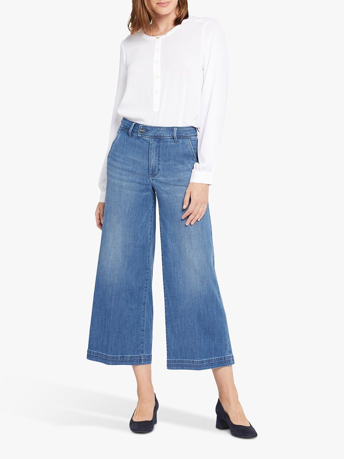 NYDJ Mona High Rise Wide Leg Ankle Jeans, Stunning