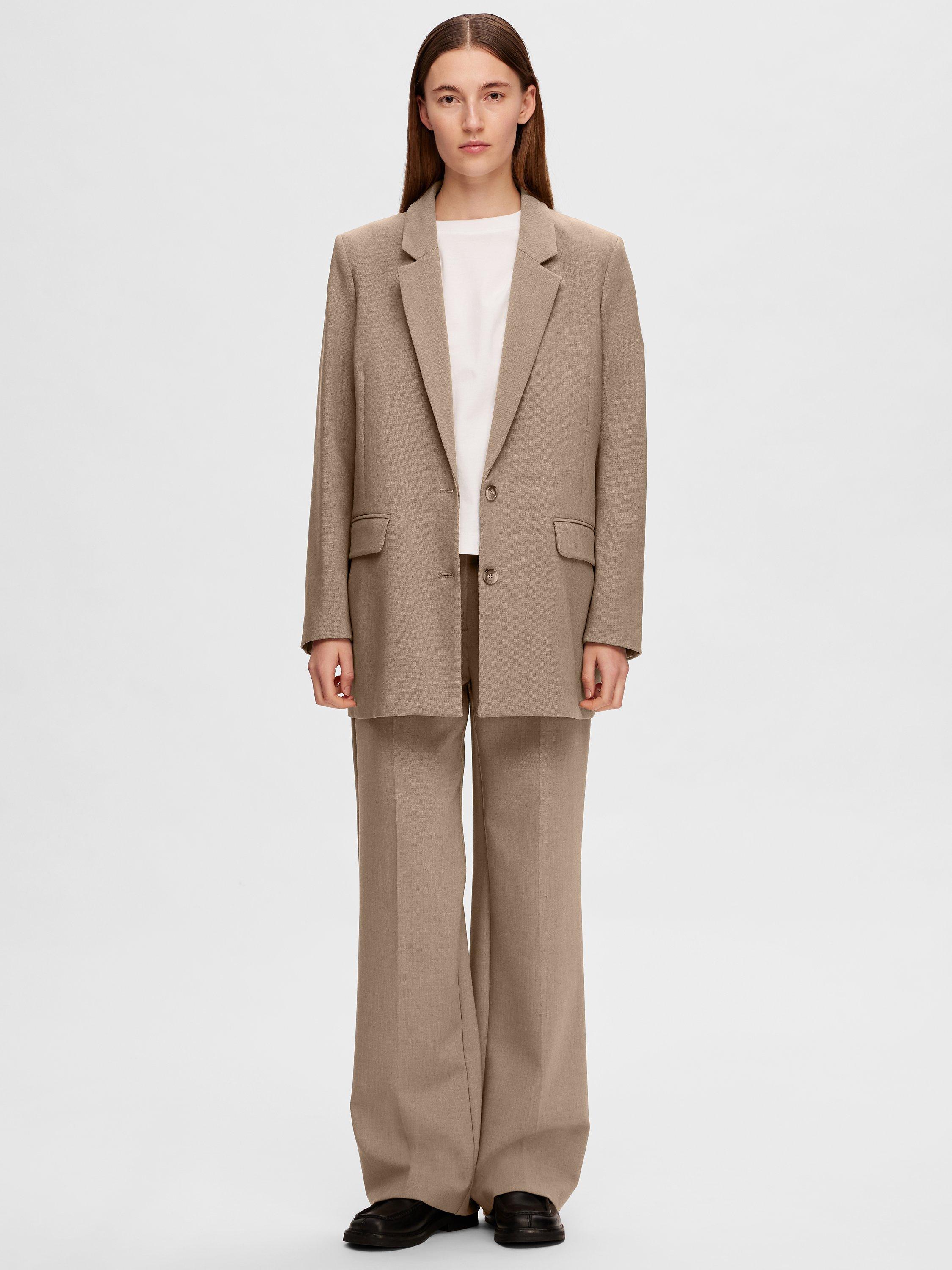 SELECTED FEMME Rita Blazer, Camel Melange