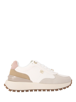 KG Kurt Geiger Louisa Lace Up Trainers, White/Multi