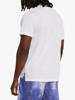 Under Armour Streaker Short Sleeve Gym Top - view 2, White / Reflective