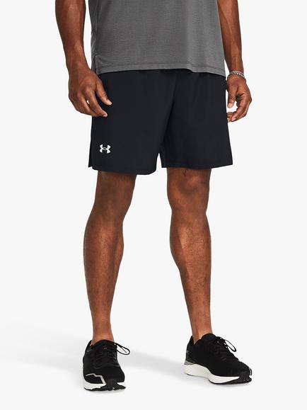 Under Armour Launch Long Running Shorts, Black/Reflective, Black / Reflective
