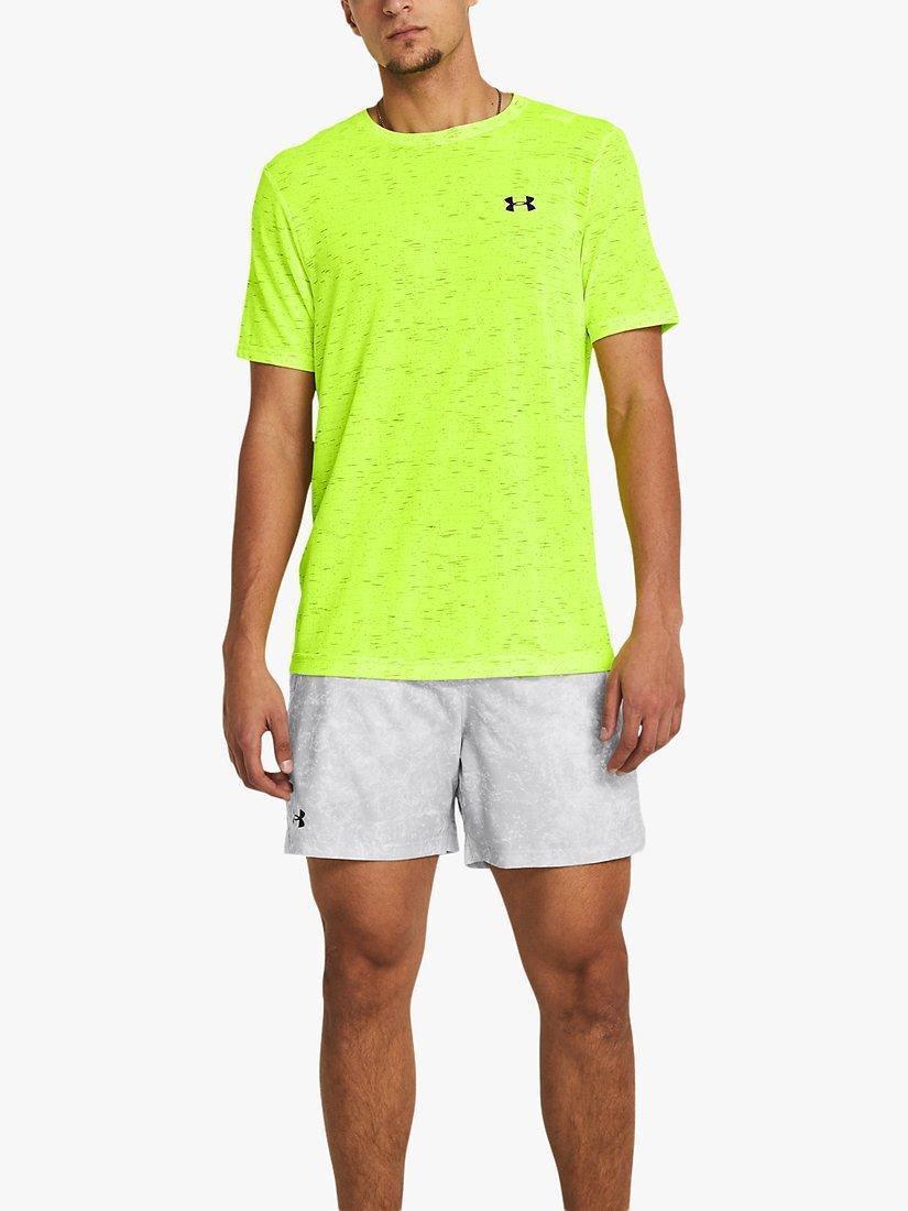Under Armour Seamless Short Sleeve Gym Top, Yellow