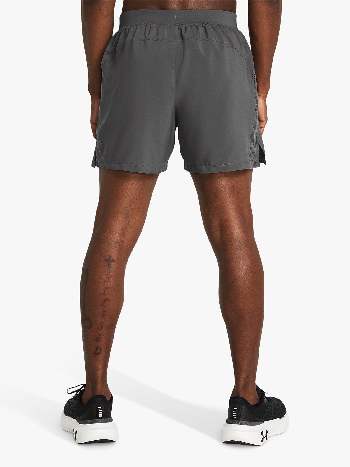 Under Armour Launch Running Shorts, Rock/Reflective, S