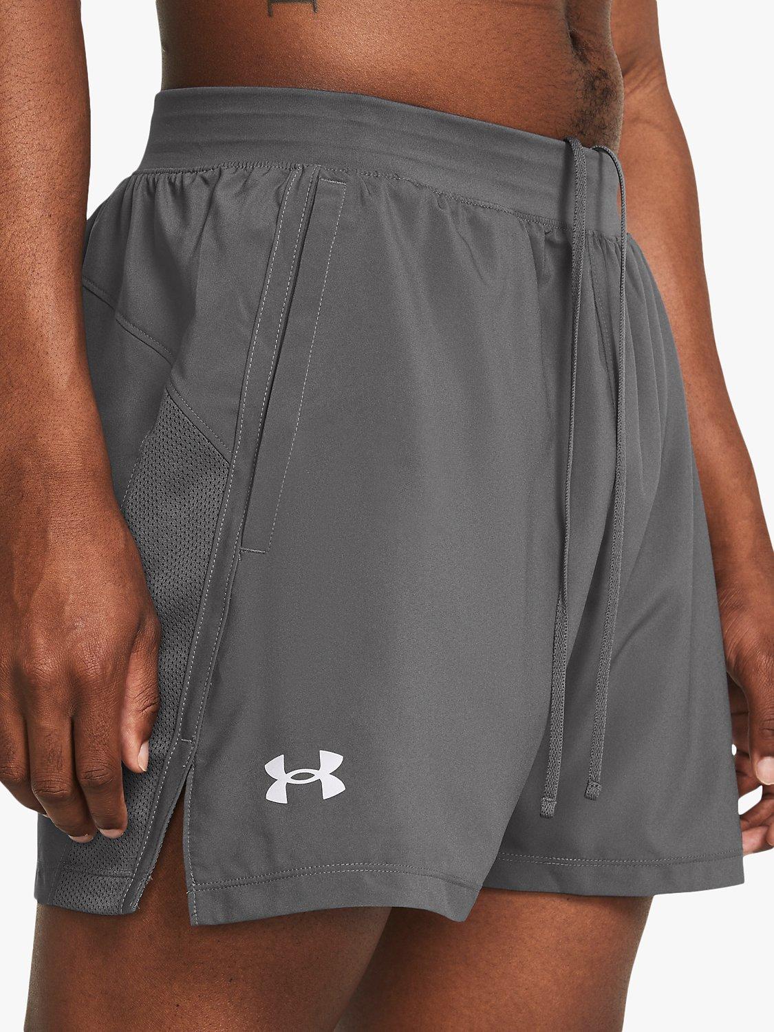 Under Armour Launch Running Shorts, Rock/Reflective, S