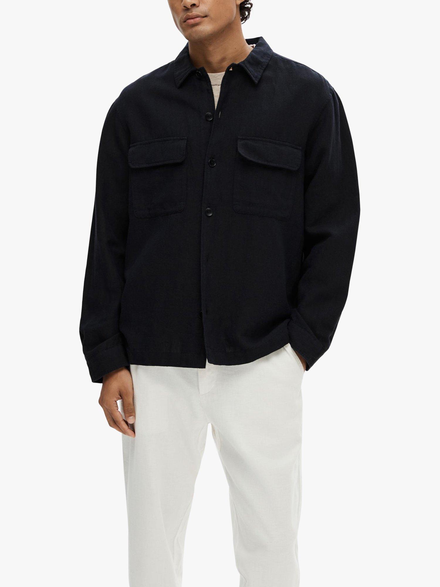 SELECTED HOMME Linen Overshirt