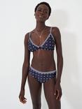 Crew Clothing Contrast Waistband Bikini Bottoms, Navy Blue, Navy Blue