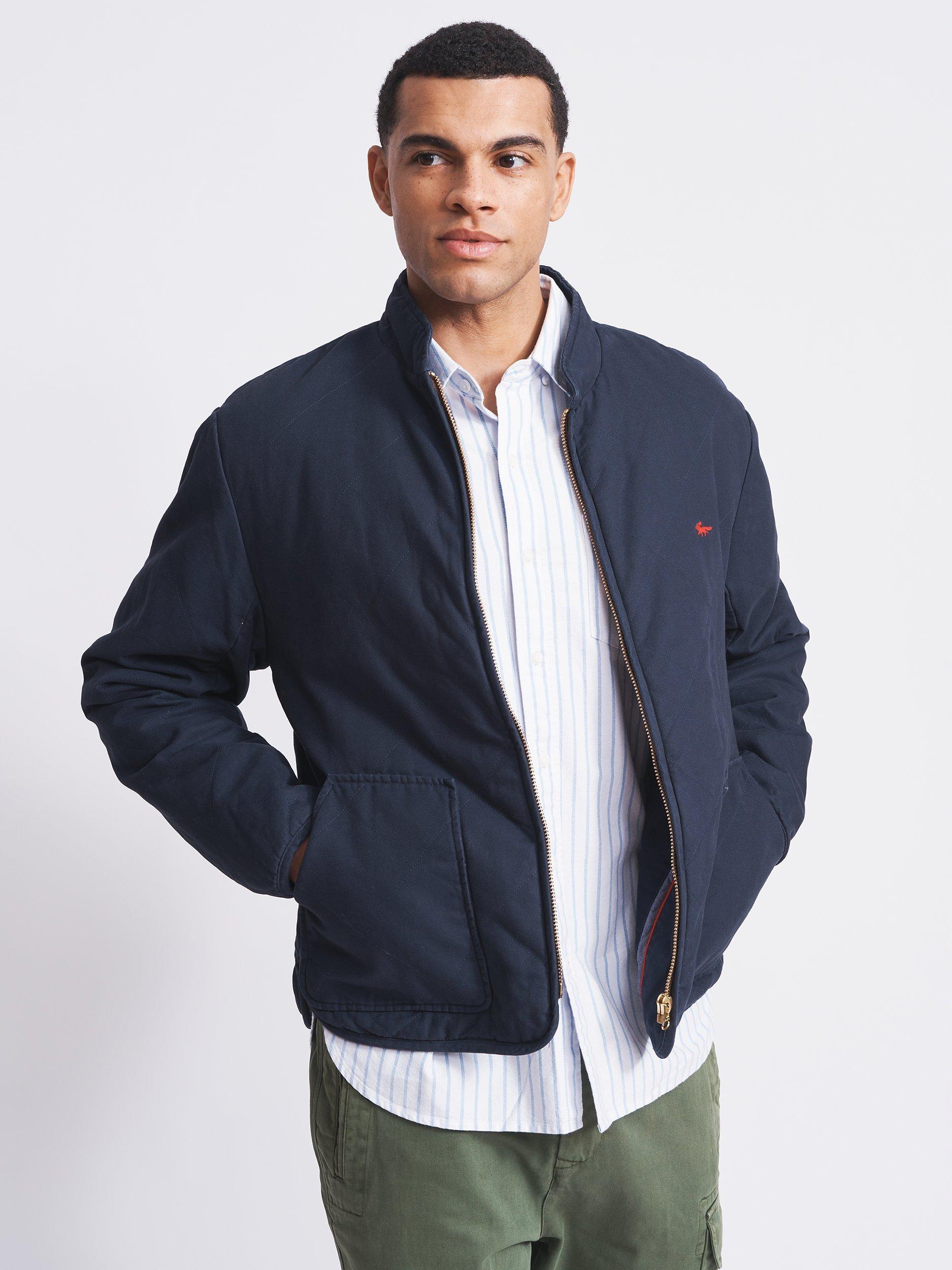 Aubin Laxton Diamond Quilted Jacket, Navy